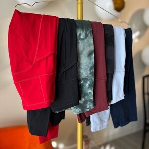 ❗️SOLD❗️LULULEMON LEGGINGS BUNDLE OF 7 Size 0